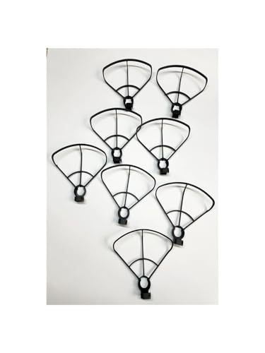dEieHKw Drone Rahmen Kit Bürstenlosen Rc Drone Quadcopter Spielzeug Teile Propeller Klingen Schutz Guard Kit for Z908 MAX(8pcs) von dEieHKw