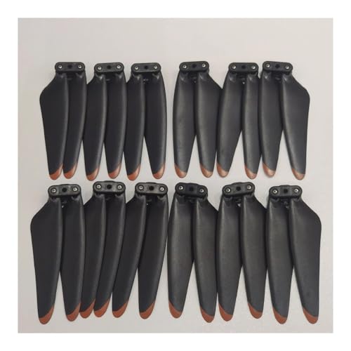dEieHKw Hindernisvermeidung Bürstenlose Faltbare Drohne RC Quadcopter Ersatzteile Klappklinge CW CCW Propeller for AE86 PRO MAX(12PCS) von dEieHKw