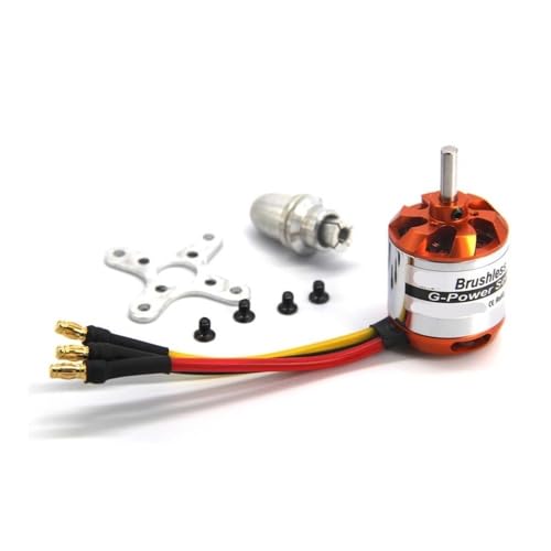 dEieHKw RC-Motor D2836 2836 750 KV 880 KV 1100 KV 1500 KV bürstenloser Motor 4S Lipo 4 mm Wellendurchmesser, geeignet for 40 A ESC-Starrflügeldrohnen(EP-D2836-750KV) von dEieHKw