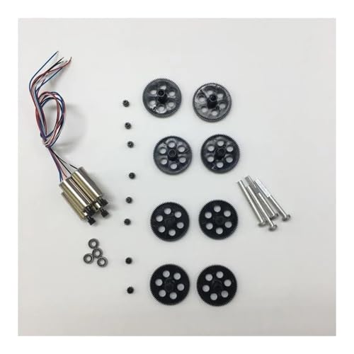 dEieHKw RC Quadcopter Drone Ersatzteile Motor Motor Getriebe Kit for XS816 XS809S XS809HW(White) von dEieHKw