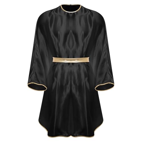 dPois Herren Engel Dämon Kostüm Robe Cape Langarm Cloak Rundhals Gott der Liebe Kostüm Halloween Fasching Cosplay Outfit Schwarz S dPois Herren Engel Dämon Kostüm Robe Cape Langarm Cloak Rundhals Gott der Liebe Kostüm Halloween Fasching Cosplay Outfit Schwarz S von dPois