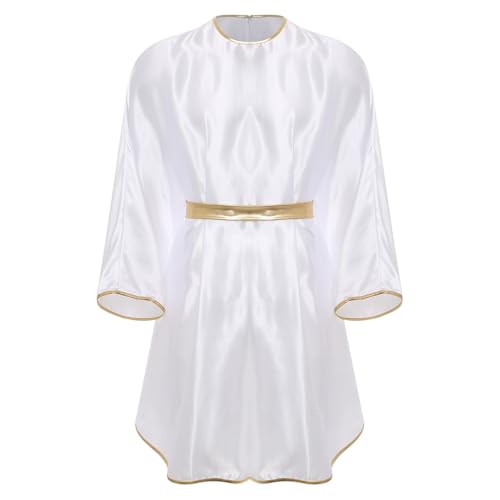 dPois Herren Engel Dämon Kostüm Robe Cape Langarm Cloak Rundhals Gott der Liebe Kostüm Halloween Fasching Cosplay Outfit Weiß M dPois Herren Engel Dämon Kostüm Robe Cape Langarm Cloak Rundhals Gott der Liebe Kostüm Halloween Fasching Cosplay Outfit Weiß M von dPois