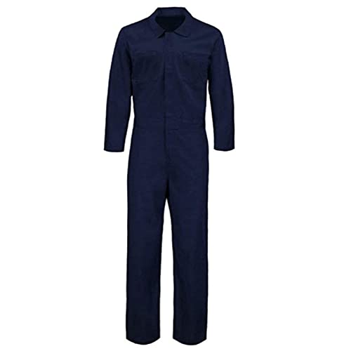 dPois Herren Halloween Kostüm Horror Film Cosplay Kostüm Langarm Overall Arbeitsanzug Baumwolle Arbeitskleidung Männer Blaumann Kleidung Marineblau L dPois Herren Halloween Kostüm Horror Film Cosplay Kostüm Langarm Overall Arbeitsanzug Baumwolle Arbeitskleidung Männer Blaumann Kleidung Marineblau L von dPois