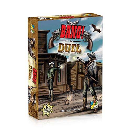 dV Giochi -Bang The Duel-Duelle-Karten für Zwei Spieler - Italienische Ausgabe, DVG9110, Multicolor, ab 8 Jahren von dV Giochi