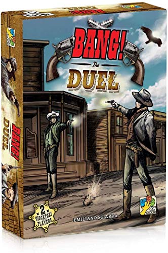 dV Giochi -Bang The Duel-Duelle-Karten für Zwei Spieler - Italienische Ausgabe, DVG9110, Multicolor, ab 8 Jahren von dV Giochi