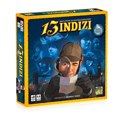 dV Giochi DVG9330 13 Indizi – Brettspiel zur Deduktion und Ermittlung – italienische Ausgabe, Mehrfarbig dV Giochi DVG9330 13 Indizi – Brettspiel zur Deduktion und Ermittlung – italienische Ausgabe, Mehrfarbig von dV Giochi