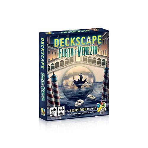 dV Giochi - Deckscape-Diebstahl in Venedig-UNA Escape Room Italienische Edition, Mehrfarbig, DVG4479, von 12 bis 99 Jahren von dV Giochi