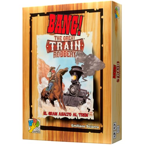 dV Giochi | Bang! Der große Zugangriff | Erweiterung | Kartenspiel für große Gruppen von Freunden | Ab 8 Jahren | 4 bis 7 Spieler | 40 Minuten pro Spiel | Deutsch dV Giochi | Bang! Der große Zugangriff | Erweiterung | Kartenspiel für große Gruppen von Freunden | Ab 8 Jahren | 4 bis 7 Spieler | 40 Minuten pro Spiel | Deutsch von EDGE