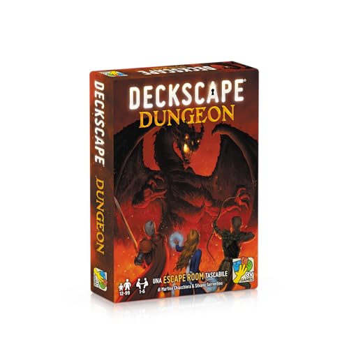 dV Giochi Deckscape Dungeon - Un Escape Room in Reichweite - 1-6 Spieler - 12+ Jahre - Italienische Ausgabe von dV Giochi