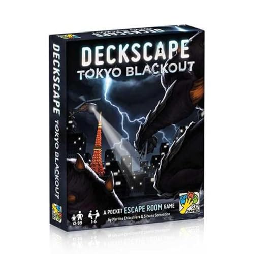 daVinci Editrice Deckscape: Tokyo Blackout | Esape Room Partyspiel | ab 12 Jahren | 1–6 Spieler | 60 Minuten Spieldauer daVinci Editrice Deckscape: Tokyo Blackout | Esape Room Partyspiel | ab 12 Jahren | 1–6 Spieler | 60 Minuten Spieldauer von daVinci Editrice
