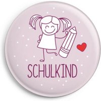Button Schulkind (Mädchen) von dabelino