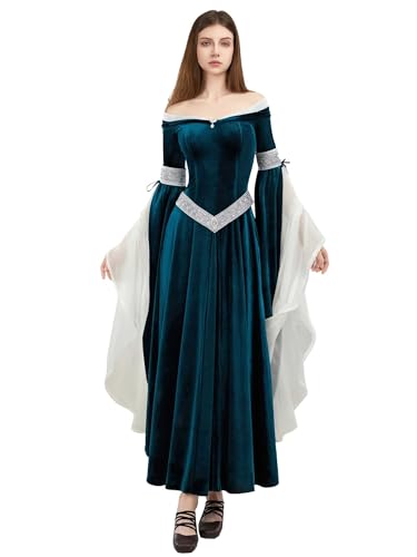 daizbella Mittelalter Renaissance Kleid Elf Kleidung Rretro Kleid Kleid mit Chiffon Ärmeln daizbella Mittelalter Renaissance Kleid Elf Kleidung Rretro Kleid Kleid mit Chiffon Ärmeln von daizbella