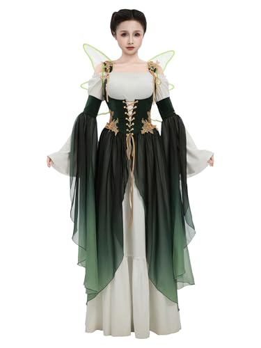 daizbella Mittelalterliches Damenkleid, magisches Ombré-Elfenkleid, ätherisches Feenkleid, Renaissance-Kostüm daizbella Mittelalterliches Damenkleid, magisches Ombré-Elfenkleid, ätherisches Feenkleid, Renaissance-Kostüm von daizbella