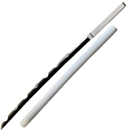 damdos Halloween Prop Weapon for Cosplay Sword,PU Foam 31.5inch Hashibira Inosuke Swords,Tomioka Giyuu Swords Xmas Birthday Gifts (Hashibira Inosuke) von damdos