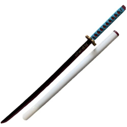 damdos Halloween Prop Weapon for Demon of Slayer Cosplay Sword,PU Foam 31.5inch Kanroji Mitsuri Swords,Kamado Tanjirou Swords Xmas Birthday Gifts (Kanroji Mitsuri) von damdos