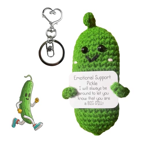 dancepandas Pocket Hug Positive Potato, Emotional Support Pickle Positive Geschenke Mini-Plüsch Figuren Lustige Positive Gurke für Kollegen Freundin Freund dancepandas Pocket Hug Positive Potato, Emotional Support Pickle Positive Geschenke Mini-Plüsch Figuren Lustige Positive Gurke für Kollegen Freundin Freund von dancepandas