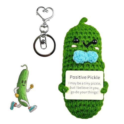 dancepandas Pocket Hug Positive Potato, Emotional Support Pickle Positive Geschenke Mini-Plüsch Figuren Lustige Positive Gurke für Kollegen Freundin Freund dancepandas Pocket Hug Positive Potato, Emotional Support Pickle Positive Geschenke Mini-Plüsch Figuren Lustige Positive Gurke für Kollegen Freundin Freund von dancepandas