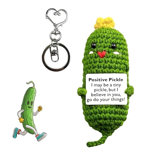 dancepandas Pocket Hug Positive Potato, Emotional Support Pickle Positive Geschenke Mini-Plüsch Figuren Lustige Positive Gurke für Kollegen Freundin Freund dancepandas Pocket Hug Positive Potato, Emotional Support Pickle Positive Geschenke Mini-Plüsch Figuren Lustige Positive Gurke für Kollegen Freundin Freund von dancepandas