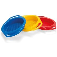 Sandspielzeug Sandsieb Classic mit Griff Ø18x4cm 3fach sortiert von dantoy
