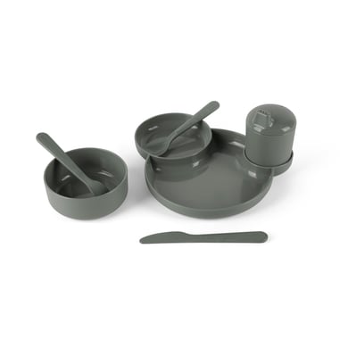 dantoy TINY BIO Kindergeschirr Geschenkset, grau/grün dantoy TINY BIO Kindergeschirr Geschenkset, grau/grün von dantoy
