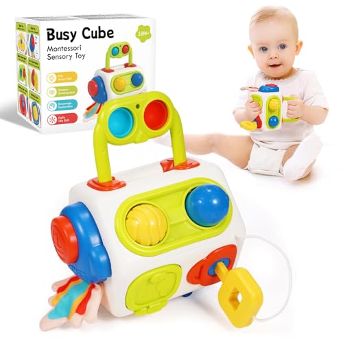 dashfor Montessori Spielzeug Baby ab 1 Jahr, 9 in 1 Montessori Spielzeug ab 1-3 Jahr, Montessori Würfel Sensorik Spielzeug, Motorikspielzeug ab 1 2 3 Jahr Weihnachtstag Geschenke (Green) dashfor Montessori Spielzeug Baby ab 1 Jahr, 9 in 1 Montessori Spielzeug ab 1-3 Jahr, Montessori Würfel Sensorik Spielzeug, Motorikspielzeug ab 1 2 3 Jahr Weihnachtstag Geschenke (Green) von dashfor