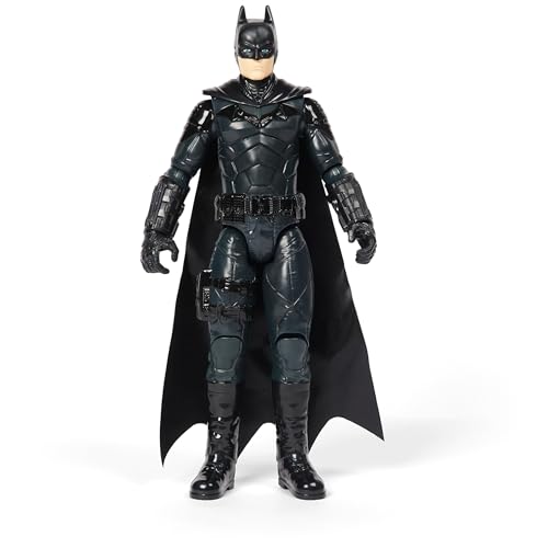 Spin Master Batman The Batman 30cm Batman-Actionfigur mit Stoffumhang im authentischen Batman-Kinofilm-Look von DC Comics