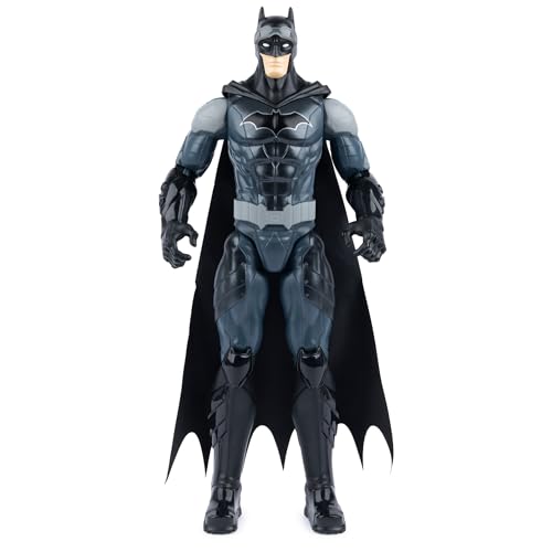 dc comics | Batman | Batman Figur im Maßstab 30 cm mit Blauer Kampfrüstung, Umhang, Nachtsicht Brille und 11 Gelenkpunkte - Spielzeug für Jungen und Mädchen ab 3 Jahren von DC Comics