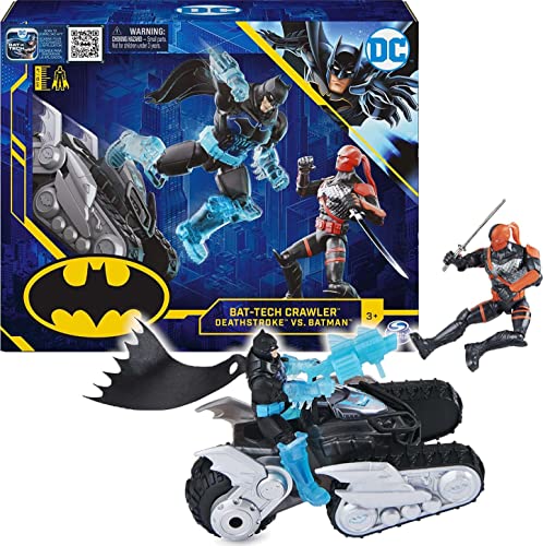 Batman Bat-Tech-Geländefahrzeug mit 10cm-Actionfiguren von Batman und Deathstroke, inkl. Accessoires Batman Bat-Tech-Geländefahrzeug mit 10cm-Actionfiguren von Batman und Deathstroke, inkl. Accessoires von DC Comics