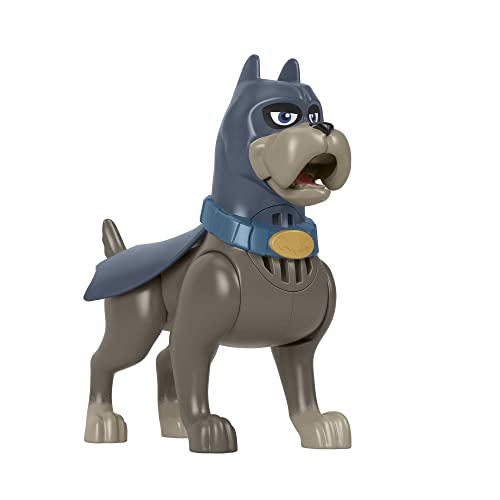 Fisher-Price DC Super Pets HJF31 - Bellender Ace Figur, 15 cm großer beweglicher Spielzeughund mit Geräuschen, für Vorschulkinder ab 3 Jahren von DC Comics