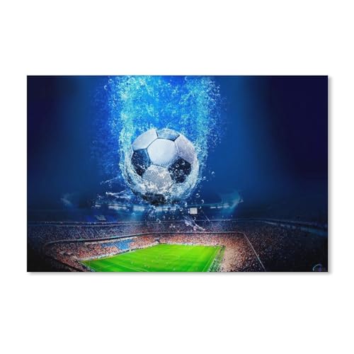 Papier Puzzle 1000 Stück，Unterwasserfußball，Puzzles Lernspielzeug Für Erwachsene Geburtstagsgeschenk（50x70cm）-305 von dcobs