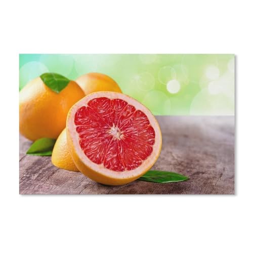 Puzzle 1000 Teile Holz，Grapefruit, Obst，Dekompression Der Erwachsenen，Kinderpuzzle Spiele Ab 8 Jahren, Spielzeug Für Mädchen Jungen Teenager（75x50cm）-45 von dcobs