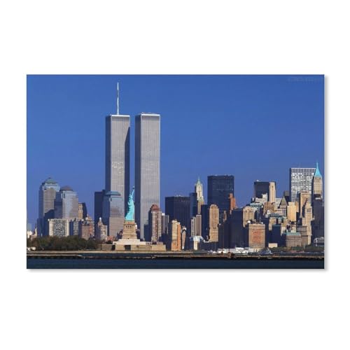 World Trade Center New York，3D Puzzle 1000 Stück, Papier Montiert DIY Puzzle Montage Spielzeug Für Kinder, Papier Puzzle Papier Geschenk（50x70cm）-68 von dcobs