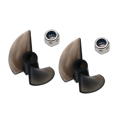 ddHaKX 2 x Ruderschwanzpropeller für FT011-Steuerung, RC-Boot-Ersatzteile (1 x 40 x 47 mm) von ddHaKX