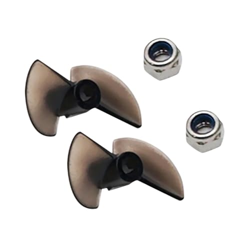 ddHaKX 2 x Ruderschwanzpropeller für FT011-Steuerung, RC-Boot-Ersatzteile (2 x 30 x 20 mm) von ddHaKX