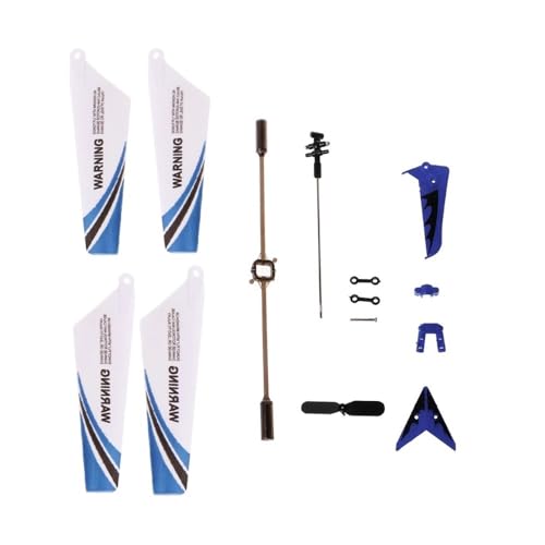ddHaKX Geeignet für S107G S107 RC Hubschrauber Ersatzteile Hauptblatt Schwanz Propeller Balance Rod Shaft Ersatz Getriebe Zubehör (Rosa) von ddHaKX