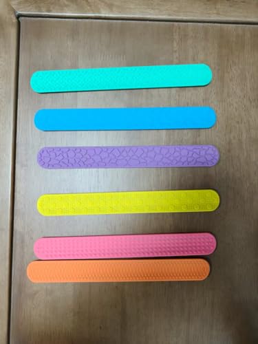 ddLUCK Fidget Toys Sensorik Silikon Textur Schnapparmband für Autismus, ADHS, Angst, Stressabbau, Sensory Reisespiele Anti Stress Slap-Bänder Spielzeug für Kinder ab 3 Jahren und Erwachsene (6 Stück) ddLUCK Fidget Toys Sensorik Silikon Textur Schnapparmband für Autismus, ADHS, Angst, Stressabbau, Sensory Reisespiele Anti Stress Slap-Bänder Spielzeug für Kinder ab 3 Jahren und Erwachsene (6 Stück) von ddLUCK