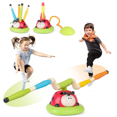 deAO 3 in 1 Outdoor Spiele für Kinder mit Lasso Spiele, Springseil Spiele, Raketenwerfer Spielzeug, Fernsteuerung,Garten Outdoor-Spielzeug für Kinder im Alter von 8–12 Jahren deAO 3 in 1 Outdoor Spiele für Kinder mit Lasso Spiele, Springseil Spiele, Raketenwerfer Spielzeug, Fernsteuerung,Garten Outdoor-Spielzeug für Kinder im Alter von 8–12 Jahren von deAO