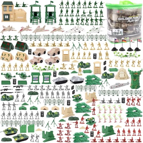 deAO 303 Militär Spielset mit Soldaten, Militärfiguren, Tanks, Flugzeugen, Flaggen, Aufbewahrungstasche und Schlachtzubehör deAO 303 Militär Spielset mit Soldaten, Militärfiguren, Tanks, Flugzeugen, Flaggen, Aufbewahrungstasche und Schlachtzubehör von deAO