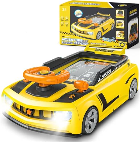 deAO Lenkradspielzeug mit Licht- und Soundeffekten, Simuliertes Rennwagen-Spiel für Kinder, Auto-Abenteuer-Spielzeug mit Lenkrad, Weihnachts und Geburtstagsgeschenke für Jungen Mädchen deAO Lenkradspielzeug mit Licht- und Soundeffekten, Simuliertes Rennwagen-Spiel für Kinder, Auto-Abenteuer-Spielzeug mit Lenkrad, Weihnachts und Geburtstagsgeschenke für Jungen Mädchen von deAO