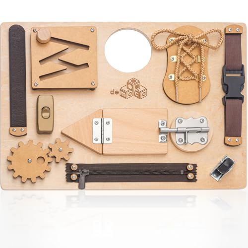 deMoca bb Voiture Busy Board, Natur, 38 x 28 x 4 cm von deMoca