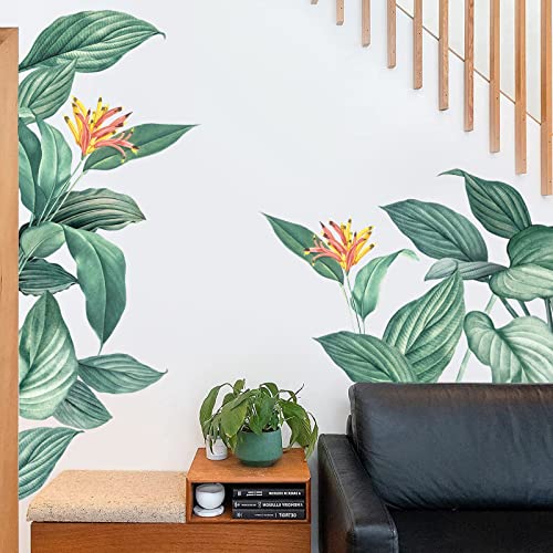 decalmile Wandtattoo Bananenblätter Wandaufkleber Tropische Pflanzen Wandsticker Schlafzimmer Wohnzimmer Flur Wanddeko decalmile Wandtattoo Bananenblätter Wandaufkleber Tropische Pflanzen Wandsticker Schlafzimmer Wohnzimmer Flur Wanddeko von decalmile