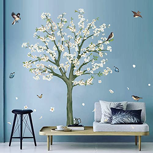 decalmile Wandtattoo Blüten Weiß Baum Wandaufkleber Aprikose Blumen Wandsticker Schlafzimmer Wohnzimmer TV Wand Haus Wanddeko decalmile Wandtattoo Blüten Weiß Baum Wandaufkleber Aprikose Blumen Wandsticker Schlafzimmer Wohnzimmer TV Wand Haus Wanddeko von decalmile