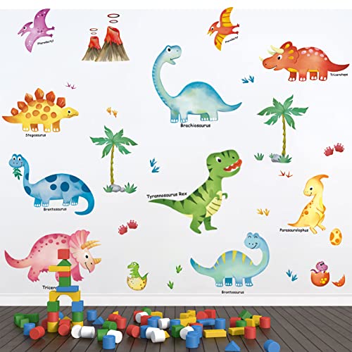 decalmile Wandtattoo Dinosaurier Wandaufkleber Junge Wandsticker Wohnzimmer Schlafzimmer Kinderzimmer Wanddeko decalmile Wandtattoo Dinosaurier Wandaufkleber Junge Wandsticker Wohnzimmer Schlafzimmer Kinderzimmer Wanddeko von decalmile
