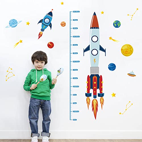 decalmile Wandtattoo Raketen Höhentabelle Wandaufkleber Weltraum Planeten Wandsticker Kinderzimmer Babyzimmer Schlafzimmer Wanddeko decalmile Wandtattoo Raketen Höhentabelle Wandaufkleber Weltraum Planeten Wandsticker Kinderzimmer Babyzimmer Schlafzimmer Wanddeko von decalmile