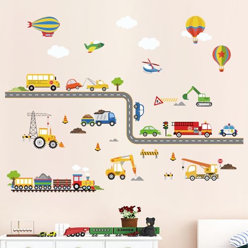 decalmile Wandtattoo Transporte Autos Fahrzeuge Wandsticker Bus LKW Flugzeug Kinderzimmer Jungen Wandaufkleber Babyzimmer Schlafzimmer Spielzimmer Wanddeko decalmile Wandtattoo Transporte Autos Fahrzeuge Wandsticker Bus LKW Flugzeug Kinderzimmer Jungen Wandaufkleber Babyzimmer Schlafzimmer Spielzimmer Wanddeko von decalmile