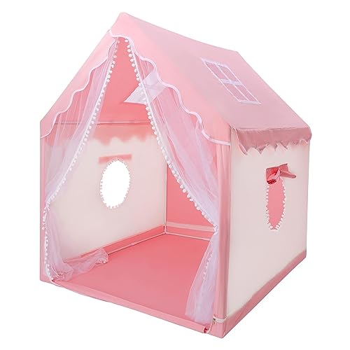 Spielzelt Prinzessin für Mädchen,Kinderzelt Rosa Burg Große Spielhaus Indoor für Kinder Spielzelt Prinzessin für Mädchen,Kinderzelt Rosa Burg Große Spielhaus Indoor für Kinder von decalsweet