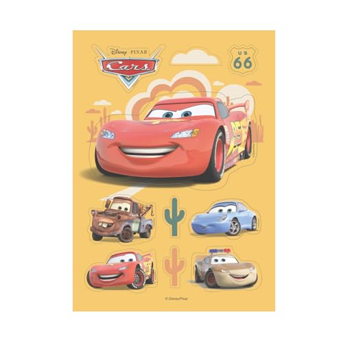 Dekora, Ausgeschnittene Waffel Cars Tortenaufleger, Essbare Muffinaufleger, Ausgeschnittene Oblate Muffindeko, Kindergeburtstag Esspapier Tortendeko, Glutenfrei, Laktosefrei, Geburtstagsdeko A5 Dekora, Ausgeschnittene Waffel Cars Tortenaufleger, Essbare Muffinaufleger, Ausgeschnittene Oblate Muffindeko, Kindergeburtstag Esspapier Tortendeko, Glutenfrei, Laktosefrei, Geburtstagsdeko A5 von dekora