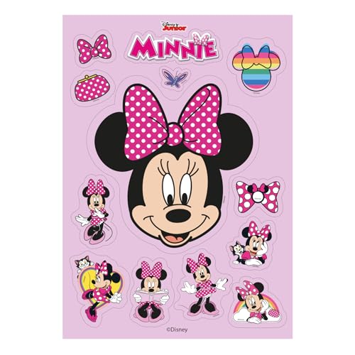 Dekora, Essbarer Minnie Mouse zum Ausschneiden Tortenaufleger, Dekoration für Kindergeburtstage, Dekoration für Kuchen, Cupcake oder Waffelplätzchen, A5 Dekora, Essbarer Minnie Mouse zum Ausschneiden Tortenaufleger, Dekoration für Kindergeburtstage, Dekoration für Kuchen, Cupcake oder Waffelplätzchen, A5 von dekora