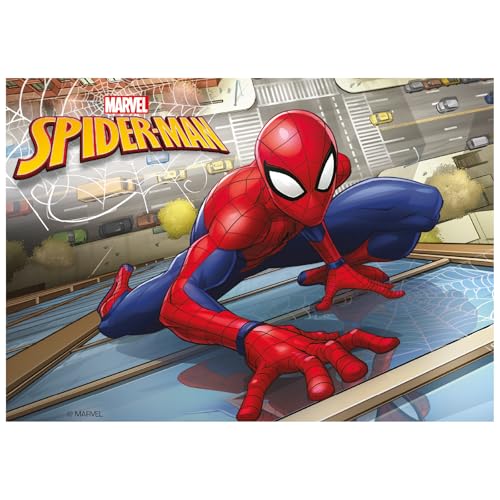 Dekora, Spiderman Tortendeko, Essbares Kuchendekoration für Kindergeburtstag, Spiderman-Torte, Tortenaufleger A5 Dekora, Spiderman Tortendeko, Essbares Kuchendekoration für Kindergeburtstag, Spiderman-Torte, Tortenaufleger A5 von dekora