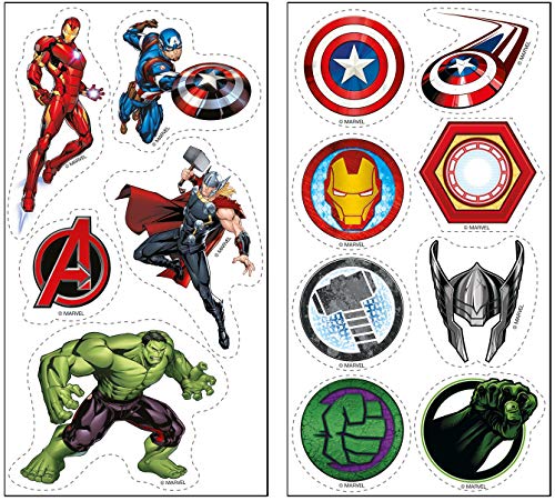 Dekora - 231349 Zuckerfreies Marvel Avengers Esspapier für Geburtstagskuchen, Torten, Cupcakes und Muffins Dekora - 231349 Zuckerfreies Marvel Avengers Esspapier für Geburtstagskuchen, Torten, Cupcakes und Muffins von dekora